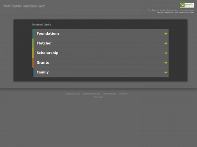 fletcherfoundation.net snapshot