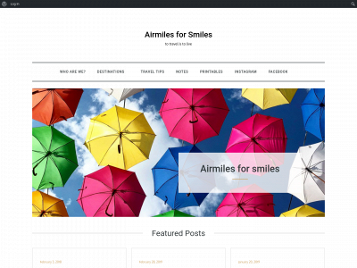 airmilesforsmiles.com snapshot