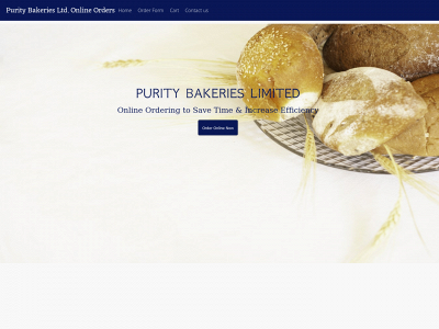 puritybakeriesorders.com snapshot