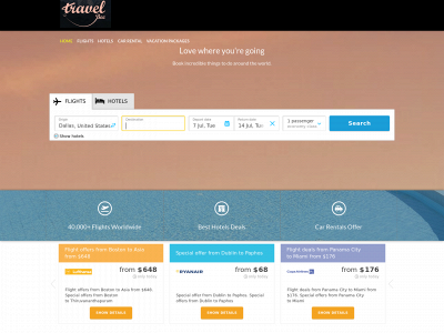 travelbee.biz snapshot