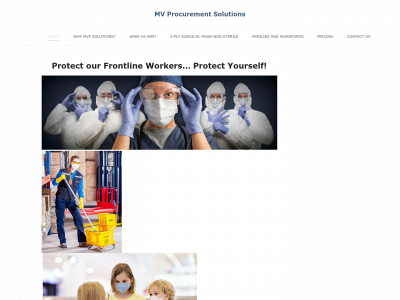 mvprocurement.com snapshot