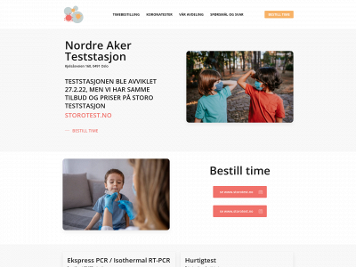 nordreakertest.no snapshot