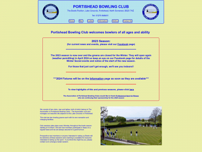 portisheadbowlingclub.org.uk snapshot