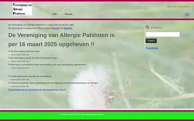 allergievereniging.nl snapshot