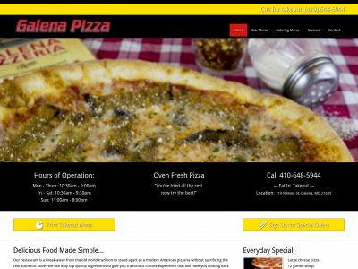 galenapizza.com snapshot