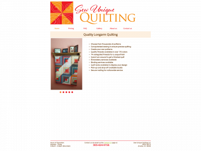 sewuniquequilting.com snapshot