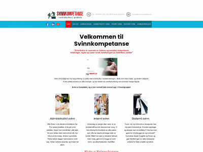 svinnkompetanse.no snapshot