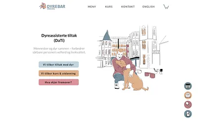 dyreassistertetjenestehunder.one snapshot
