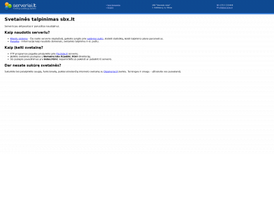 sbx.lt snapshot