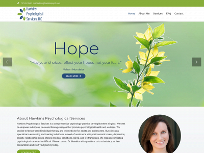 hawkinspsych.com snapshot
