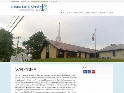 chrisneybaptist.com snapshot