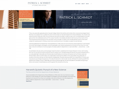 patrickschmidtauthor.com snapshot