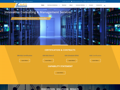 icmssolutions.com snapshot