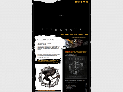 sterbhaus.com snapshot