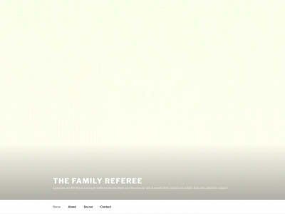 thefamilyreferee.com snapshot