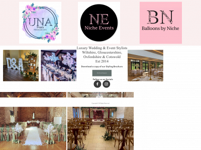 niche-events.co.uk snapshot