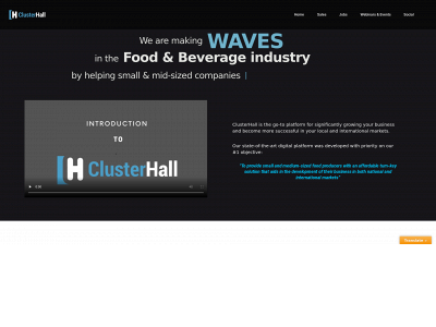 clusterhall.com snapshot