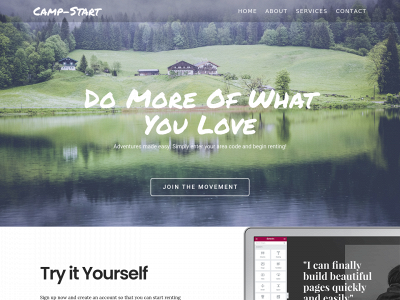 camp-start.com snapshot