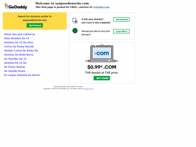 sanjosedenoche.com snapshot