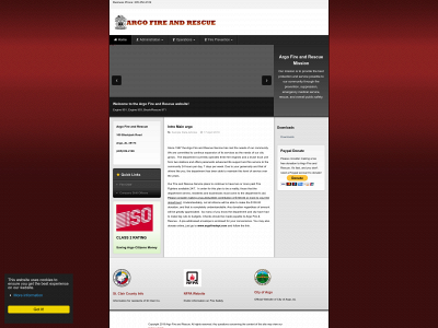argofiredept.com snapshot