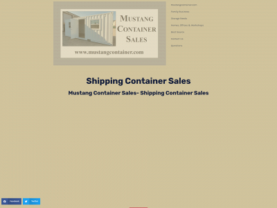 mustangcontainer.com snapshot
