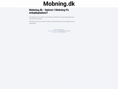 mobning.dk snapshot