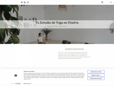 www.momentumyogastudio.es snapshot