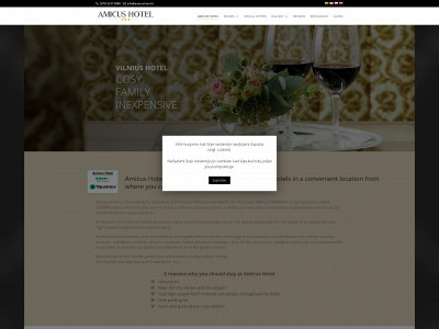 amicushotel.lt snapshot