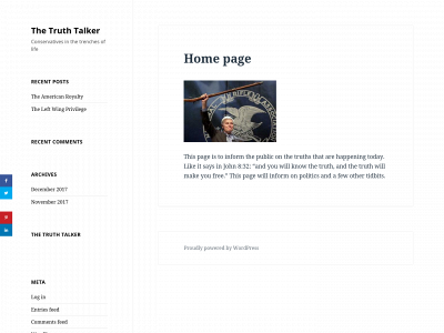 thetruthtalker.net snapshot