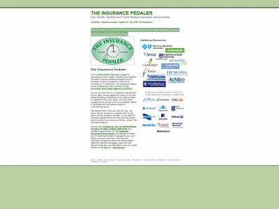insurancepedaler.com snapshot
