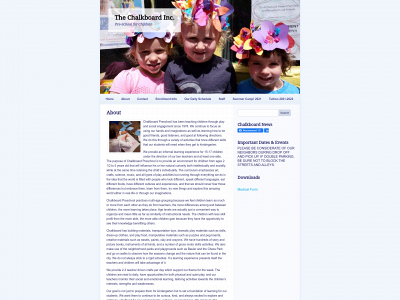 chalkboardpreschool.com snapshot