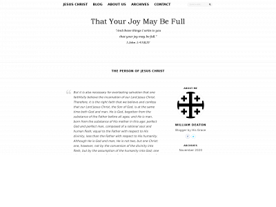 thatyourjoymaybefull.com snapshot