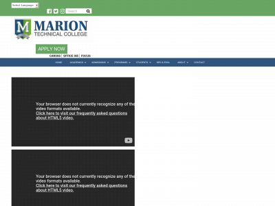 mariontc.edu snapshot