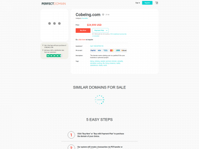 cobeing.com snapshot