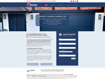 speedygaragedoors.co.uk snapshot