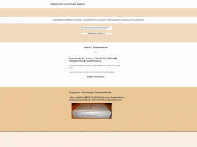 puhdastajumalansanaa.fi snapshot