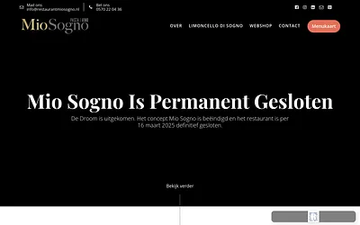 restaurantmiosogno.nl snapshot