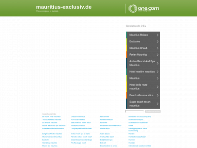 mauritius-exclusiv.de snapshot