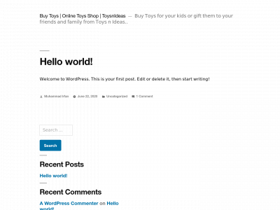 toysnideas.com snapshot