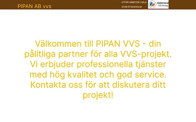 pipanvvs.se snapshot