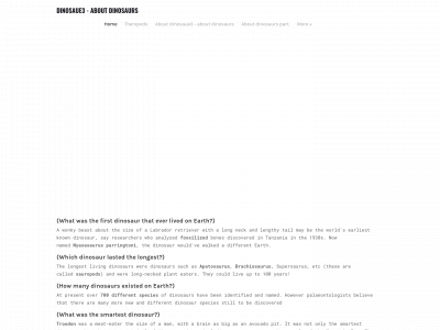 aboutdinosaurs-allquestions.weebly.com snapshot