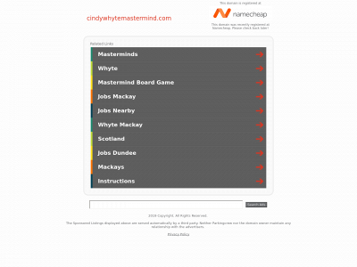 cindywhytemastermind.com snapshot