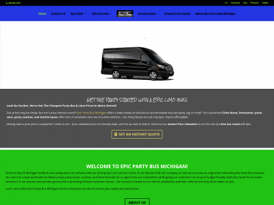 epicpartybusmichigan.com snapshot