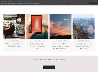 ardentwanderess.co snapshot