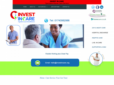 investincare.org snapshot