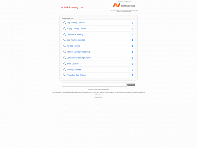 toptierk9training.com snapshot