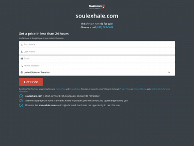 soulexhale.com snapshot