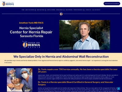 centerforherniarepair.com snapshot
