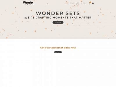 wondersets.com snapshot