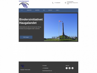 bindershaug.academy snapshot